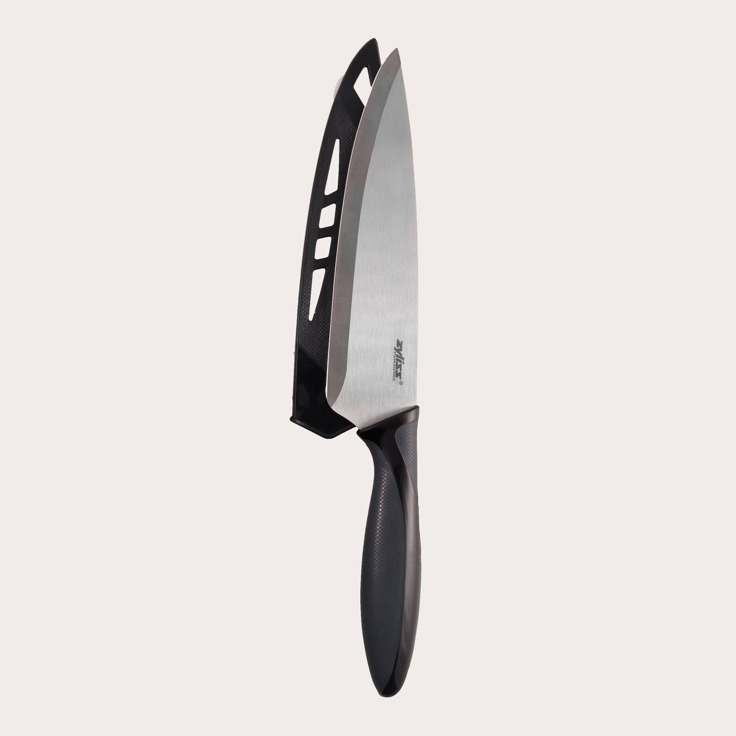 Chefs knife with sheath stainless steel blade