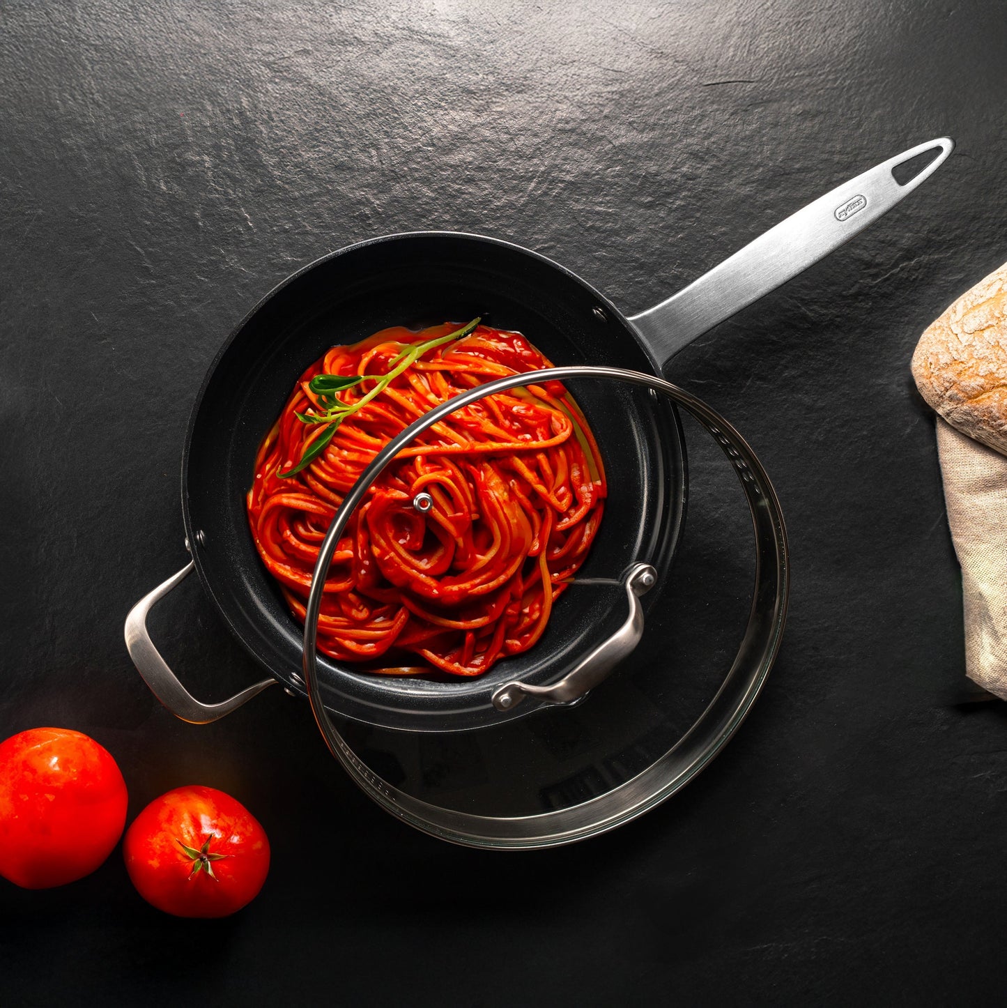 Ultimate Pro Ceramic Saute Pan With Lid