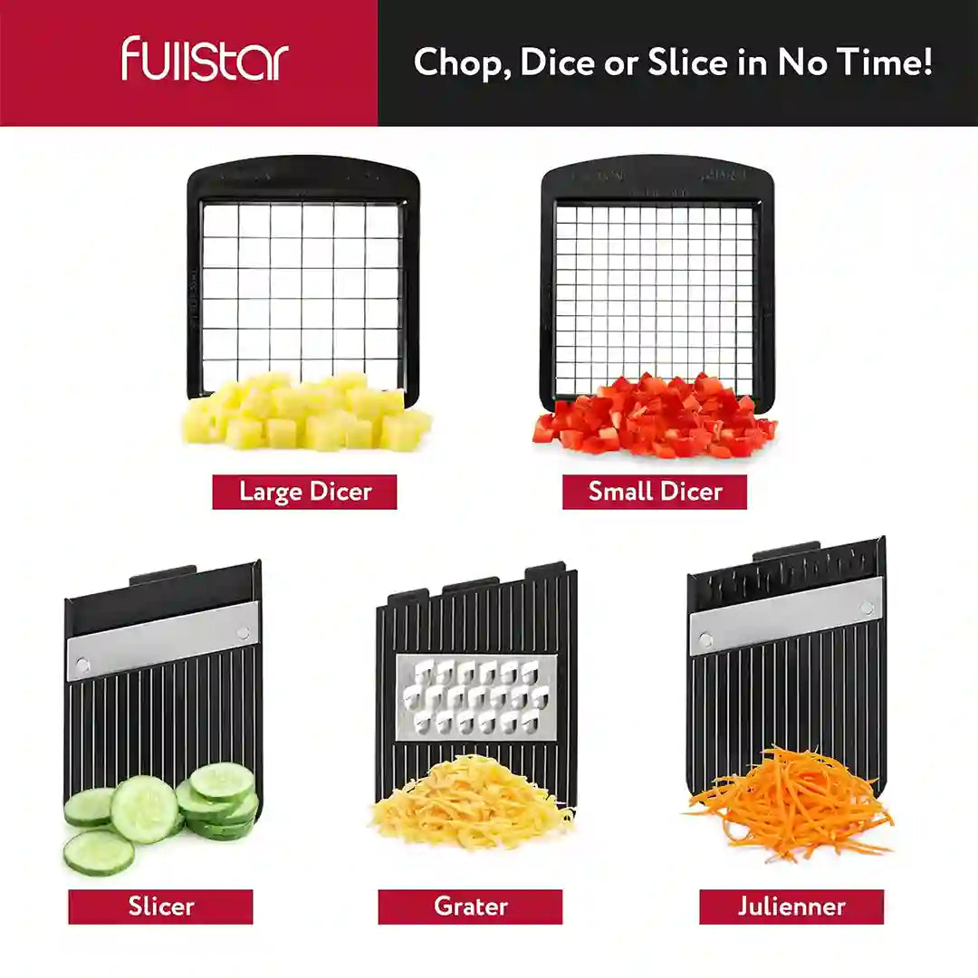 All-in-1 Mandoline Slicer Spiralizer & Chopper
