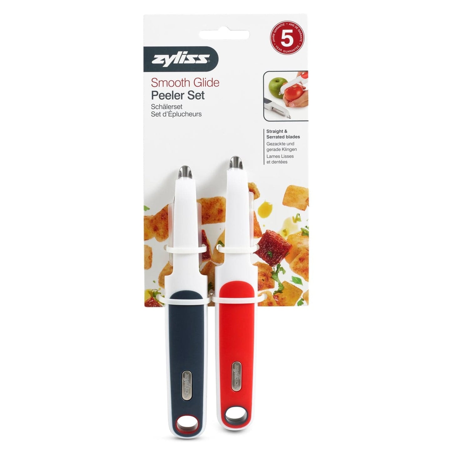 Smooth glide peeler set