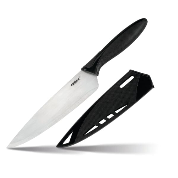 Chefs knife with sheath stainless steel blade
