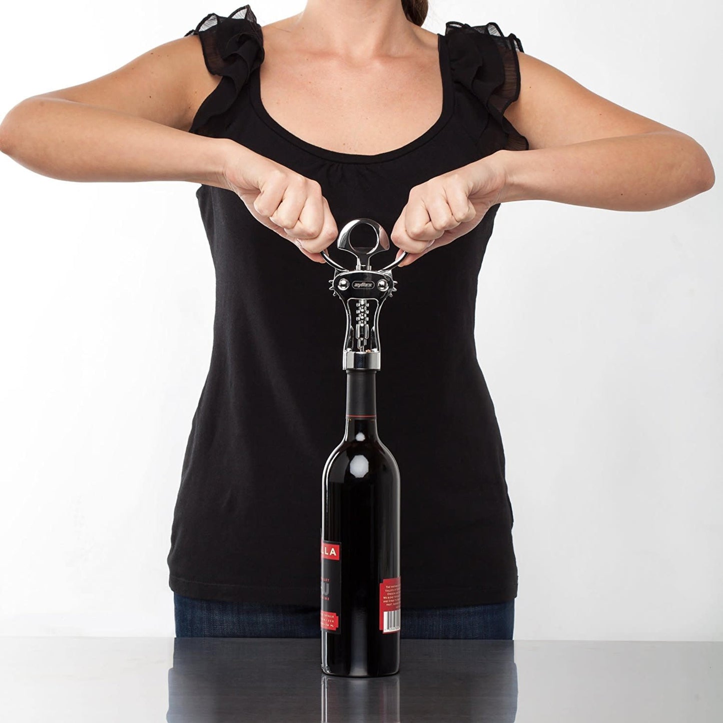 Corkscrew and bottle opener
