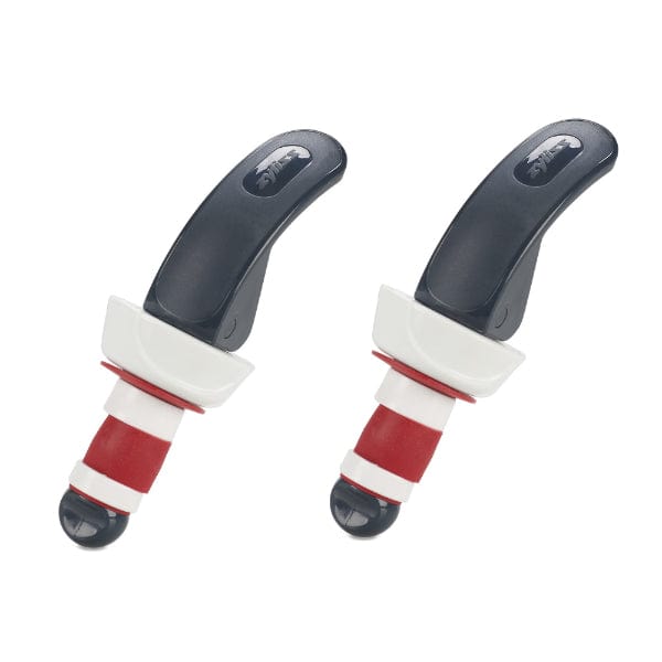 Bottle stoppers grey red