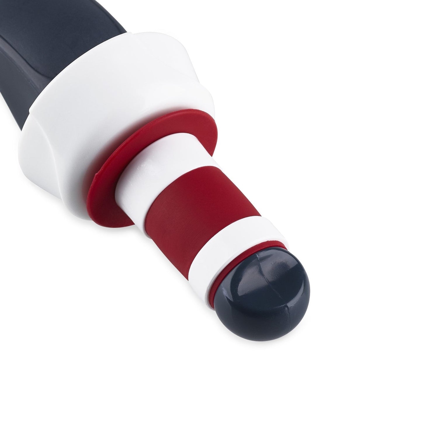 Bottle stoppers grey red