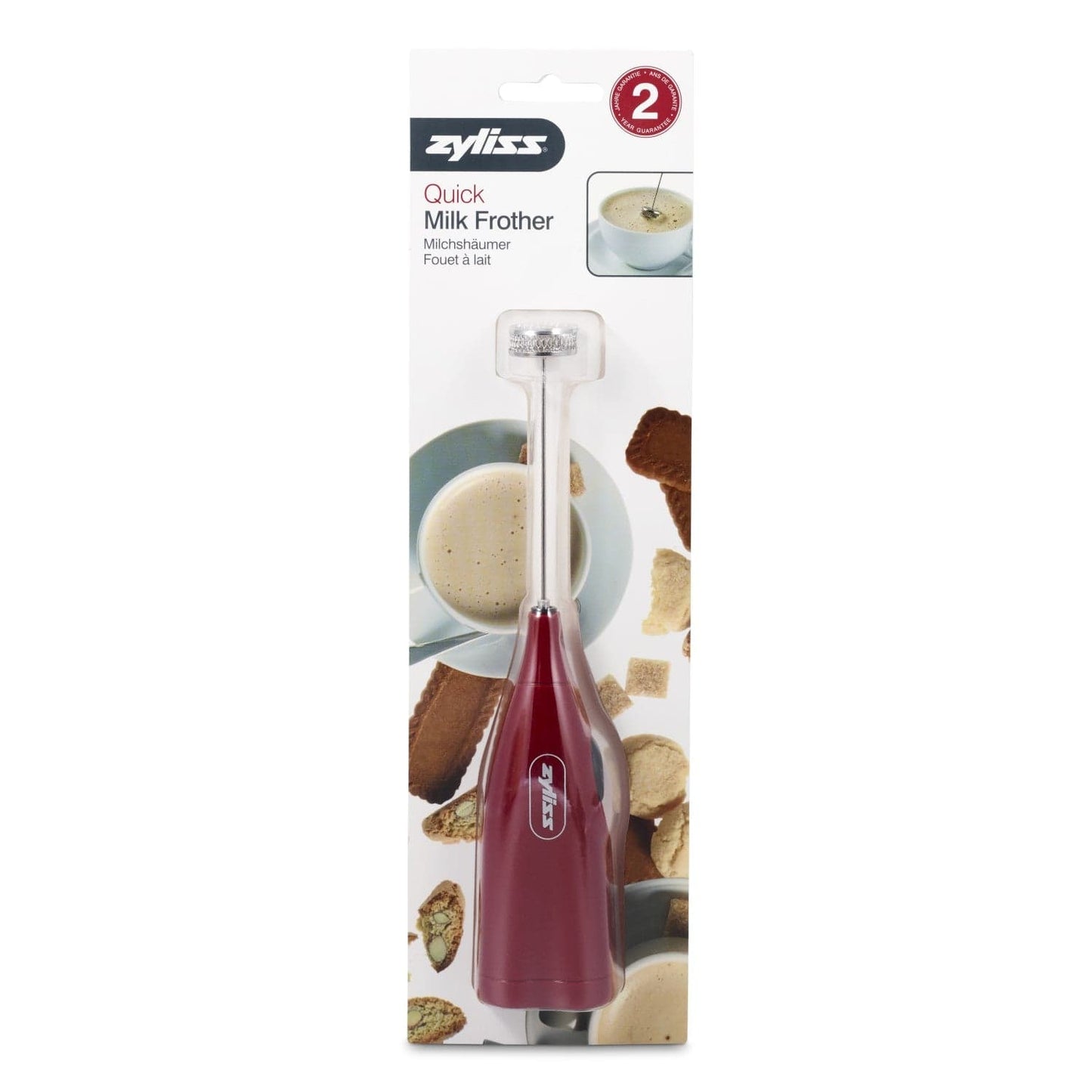 Handheld electric milk frother