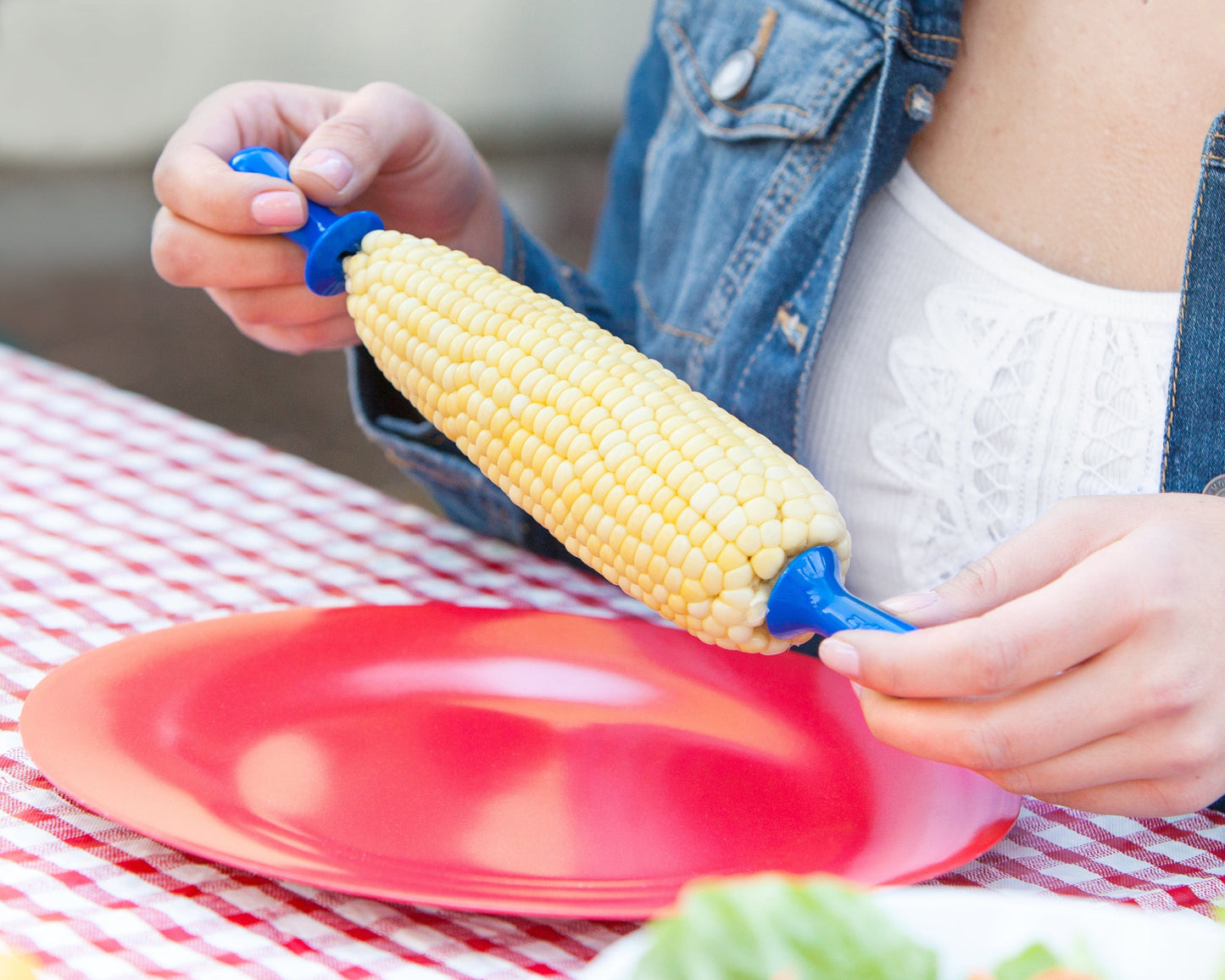 Interlocking corn holders