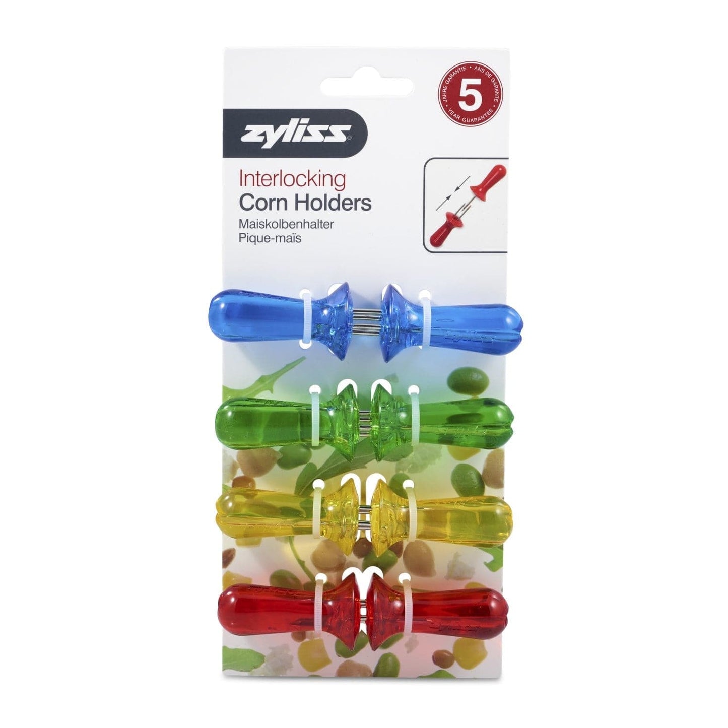 Jewel interlocking corn holders