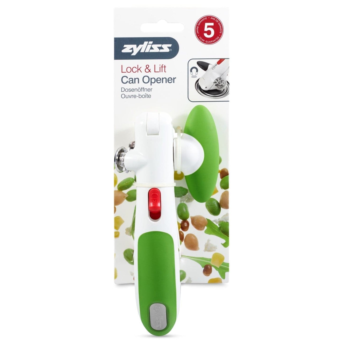 Lock lift can opener green