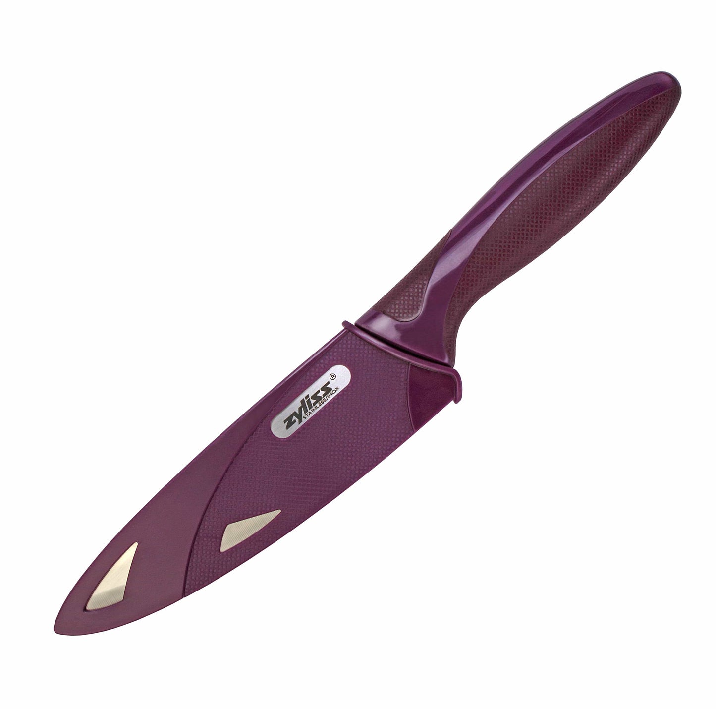 Utility paring kitchen knife with sheath cover