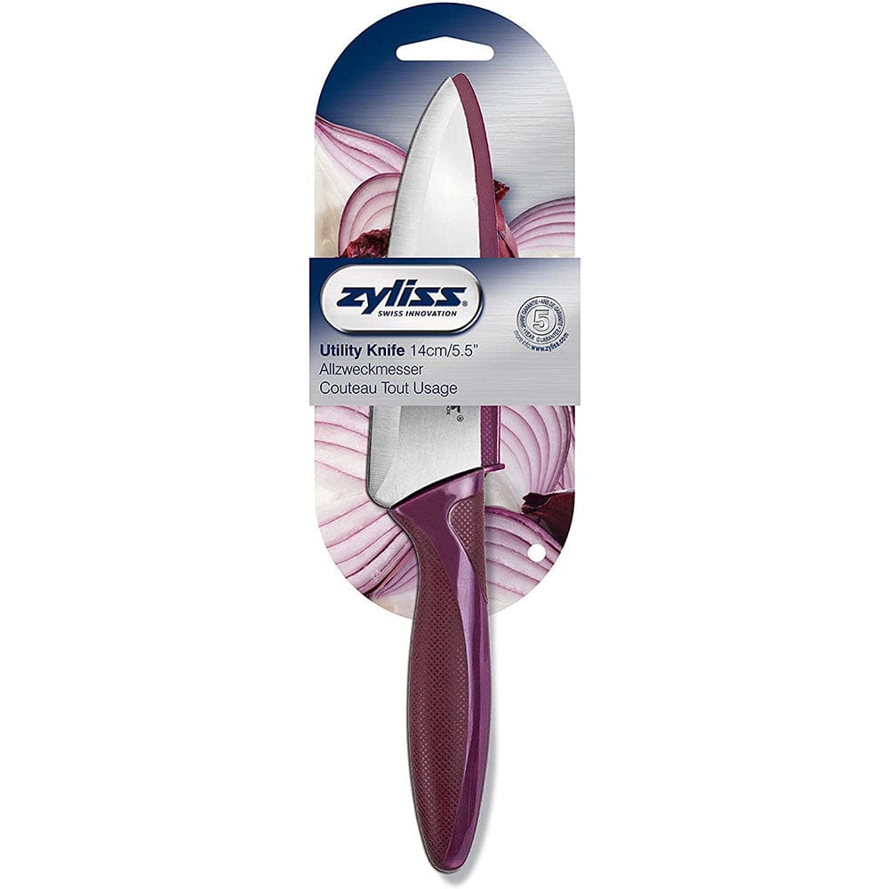 Utility paring kitchen knife with sheath cover