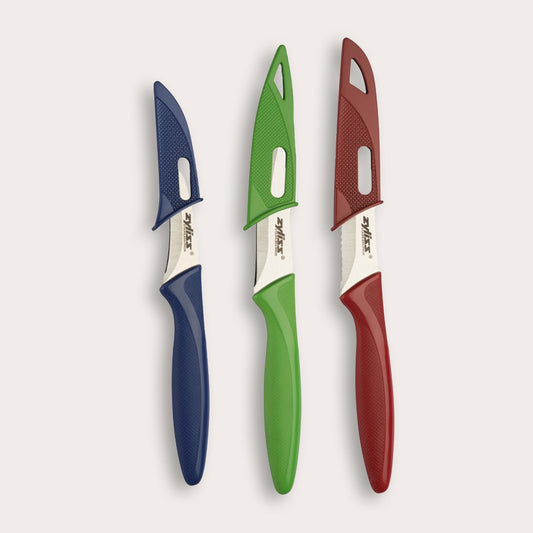 3 Piece peeling paring knife set