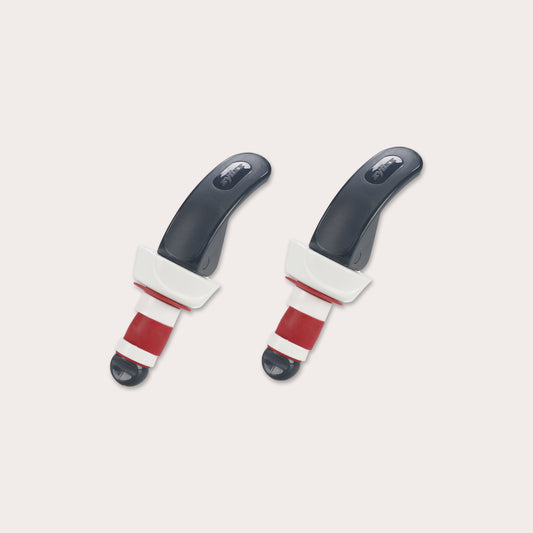 Bottle stoppers grey red
