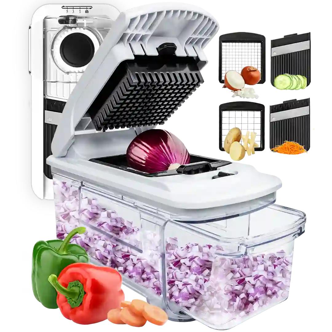 All-in-1 Mandoline Slicer Spiralizer & Chopper