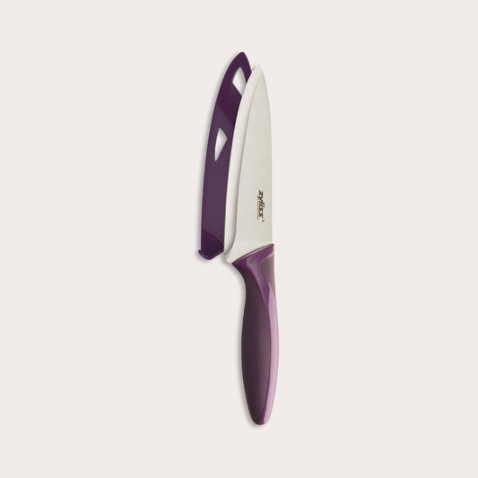 Utility paring kitchen knife with sheath cover