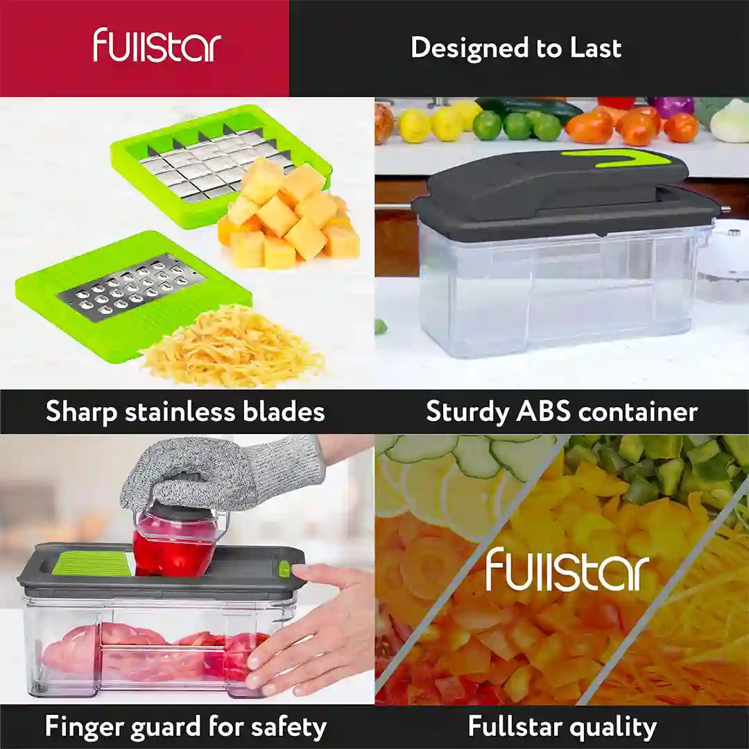 All-in-1 Mandoline Slicer Spiralizer & Chopper