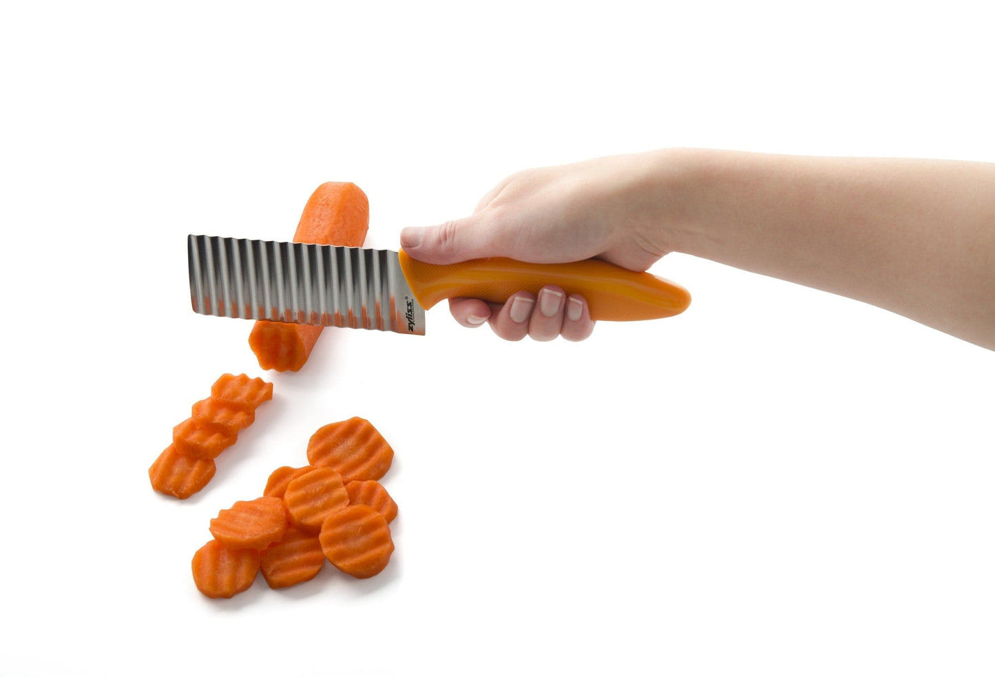 Crinkle cut knife potato and vegetable cutter